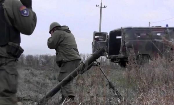 Бойовики продовжили застосовувати заборонене озброєння на Донбасі — штаб АТО