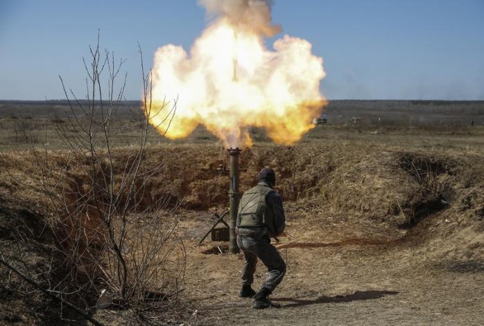 Боевики обстреляли украинские позиции почти 20 раз, используя 82-мм минометы