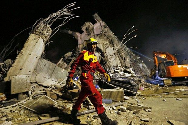 Жертв землетрясения на Тайване уже 14, более 100 пропавших без вести