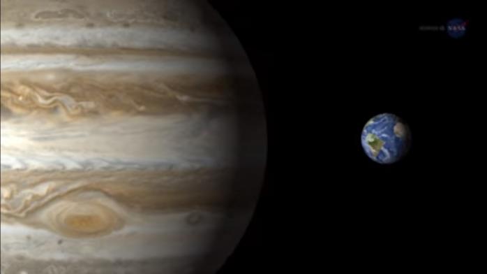 Сьогодні вночі Юпітер наблизиться до Землі на мінімальну відстань (ВІДЕО)