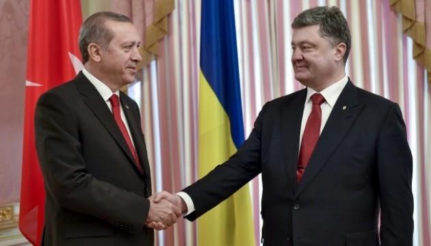 Эрдоган пообещал Украине 10 млн долл. на гуманитарные проекты