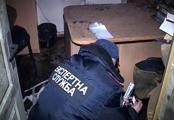З’явилось відео спаленого вночі кабінету судді у справі російських ГРУшників