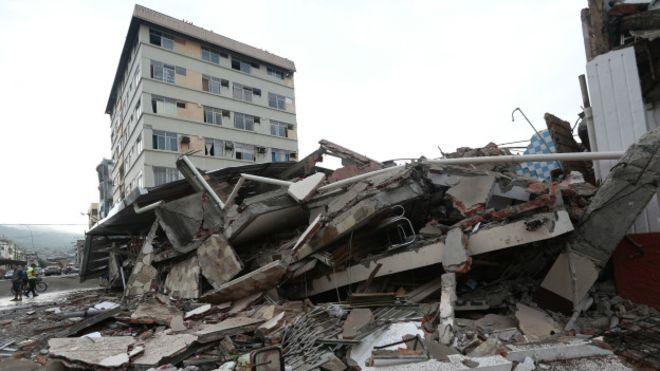 Число жертв землетрусу в Еквадорі досягло 577 осіб