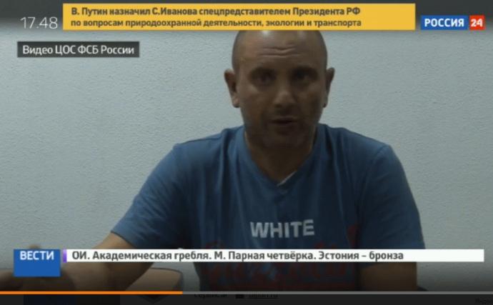 Російські ЗМІ показали допит «кримських терористів» — рецидивіста та невідомого Юзефа (ВІДЕО)
