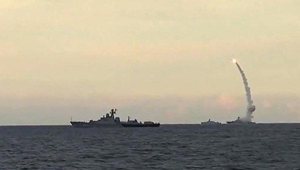 Россия нанесла ракетные удары по Сирии из Средиземного моря (ВИДЕО)