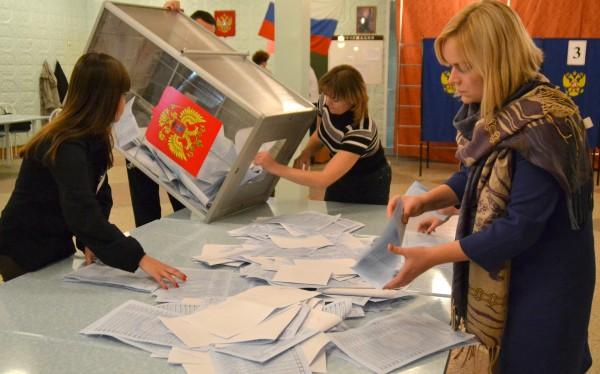 Предварительные результаты голосования на выборах в Госдуму