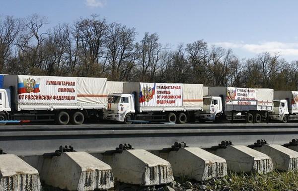 Майже 70 вантажівок російського гумконвоя в’їхали на Донбас