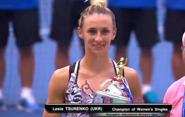 Украинка Цуренко выиграла престижный турнир по теннису в Китае