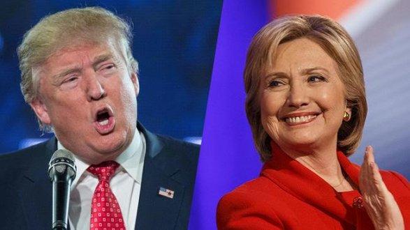 Выборы президента США: Клинтон опережает Трампа на 5%, — опрос