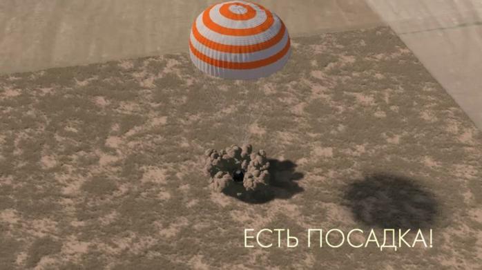 У Казахстані шукають космічний екіпаж МКС, який здійснив вдалу посадку (ВІДЕО)