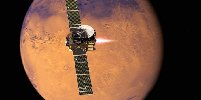NASA показало цветное фото с места падения зонда Schiaparelli на Марс (ФОТО)