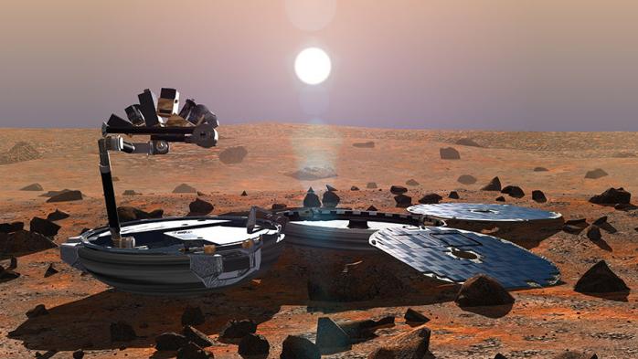 На Марсе найден пропавший в 2003 году зонд Beagle 2 (ФОТО)