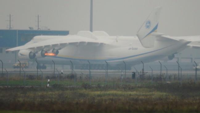 Украинский самолет-гигант «Мрія» горел в Германии (ВИДЕО)