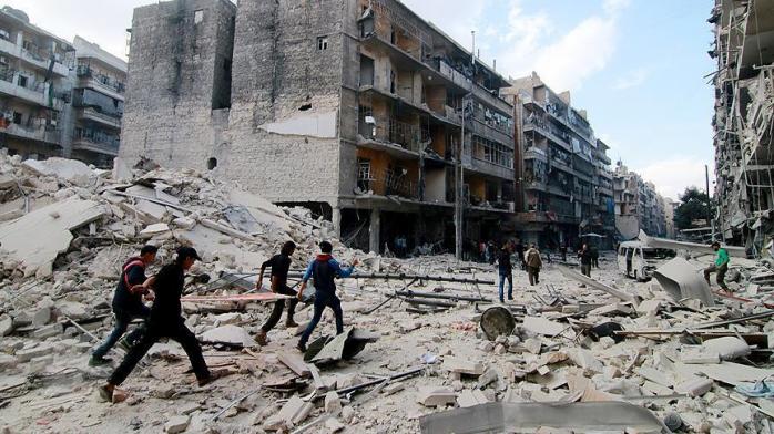 За дві доби в Алеппо через авіаудари загинуло майже 100 людей