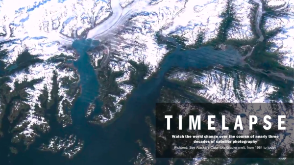Google Timelapse продемонстрував зміни на Землі за останні 32 роки (ВІДЕО)