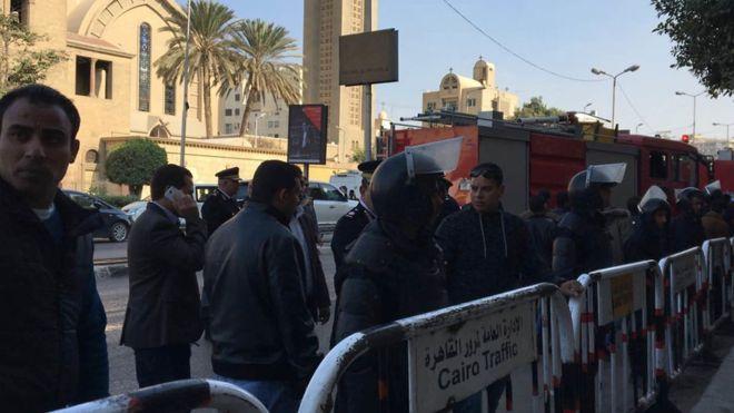 Взрыв у коптского собора в Каире