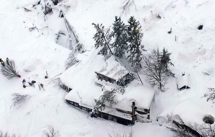 Знайдено тіла всіх загиблих під час сходження лавини на італійський готель