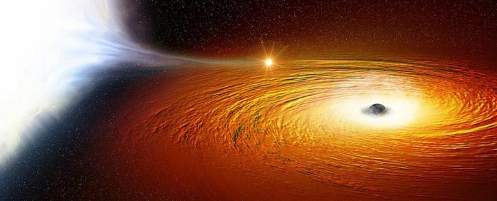 Знайдено зірку, яка обертається навколо чорної діри і може стати алмазною планетою