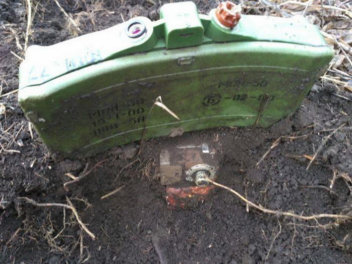 В «серой зоне» на Донбассе нашли мины российского производства