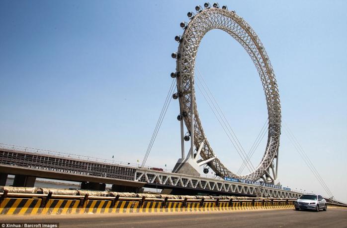 Страшно интересно: в Китае откроется первое в мире колесо обозрения без спиц (ФОТО)