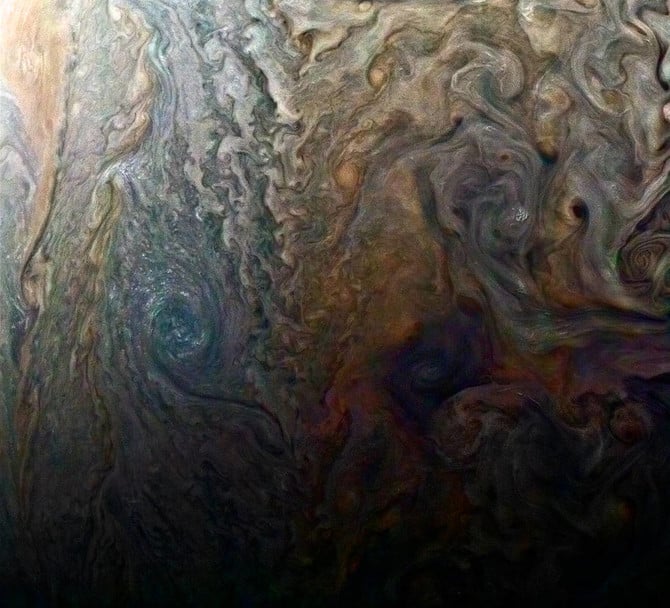 NASA показало снігові хмари на Юпітері 