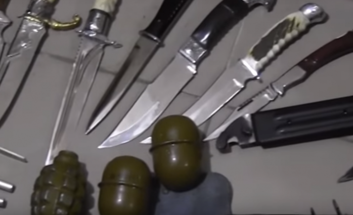 В Харькове задержали пограничников с арсеналом оружия (ФОТО, ВИДЕО)