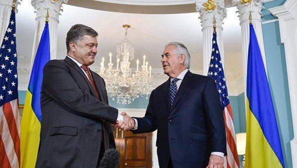 Порошенко встретится с госсекретарем США во время его визита в Украину