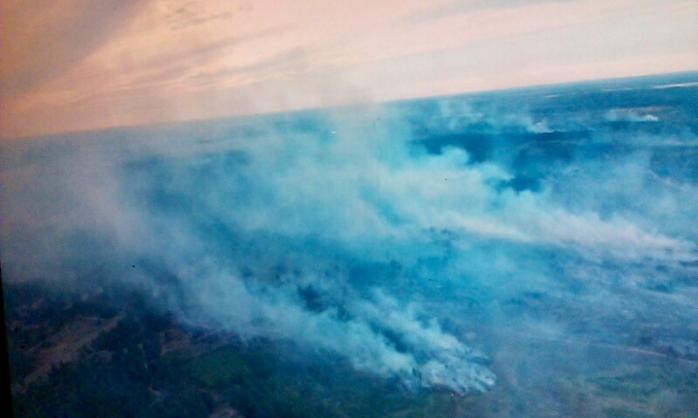 На Дніпропетровщині рятувальники досі гасять пожежу на військовому полігоні (ФОТО, ВІДЕО)