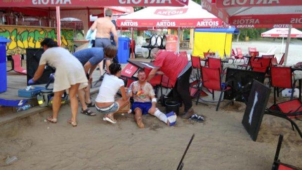 Перестрілка на пляжі в Полтаві: загинув чоловік, поранено дитину (ФОТО, ВІДЕО)