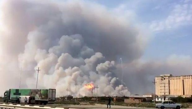 З’явилися фото і відео з місця вибуху складу боєприпасів в Азербайджані (ФОТО, ВІДЕО)