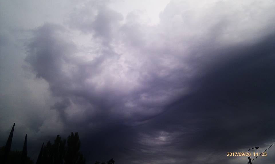 Фото: гроза в Киеве / Источник: соцсети