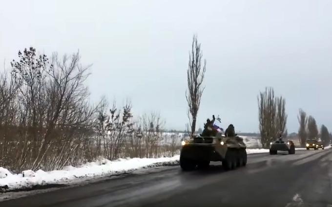 Бойовики ДНР залишили окупований Луганськ (ВІДЕО)