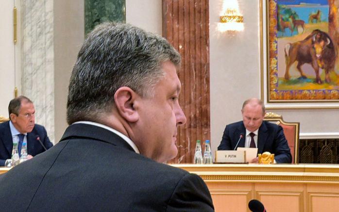 Порошенко и Путин на одном из мероприятий. Фото: Sharij.net
